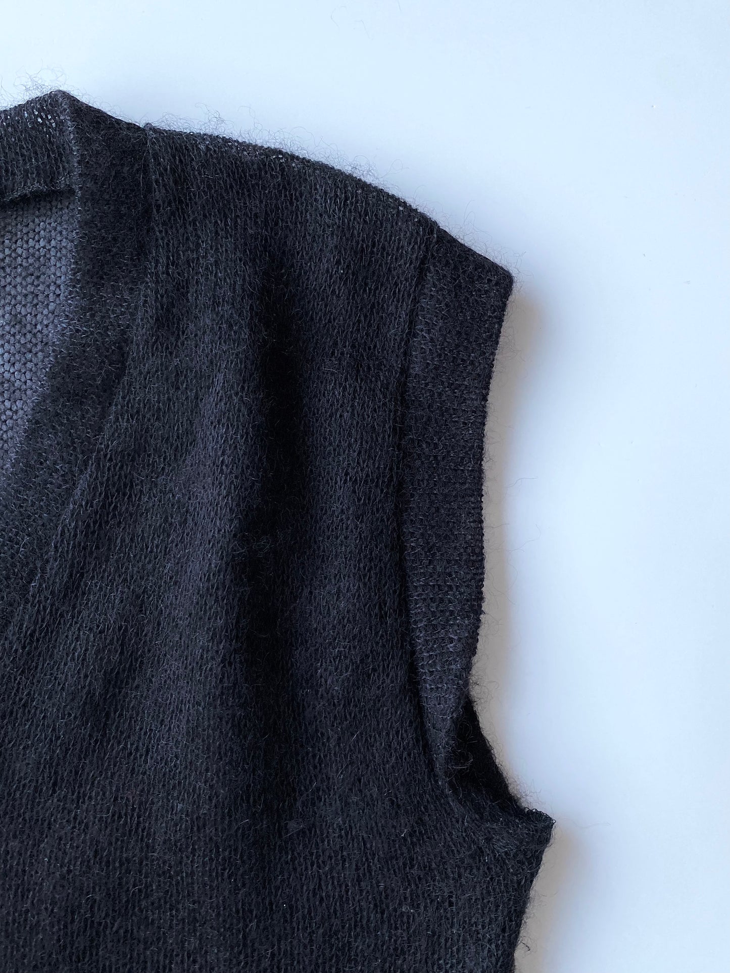 Raf Simons F/W 1998-1999 Mohair Knitted Vest