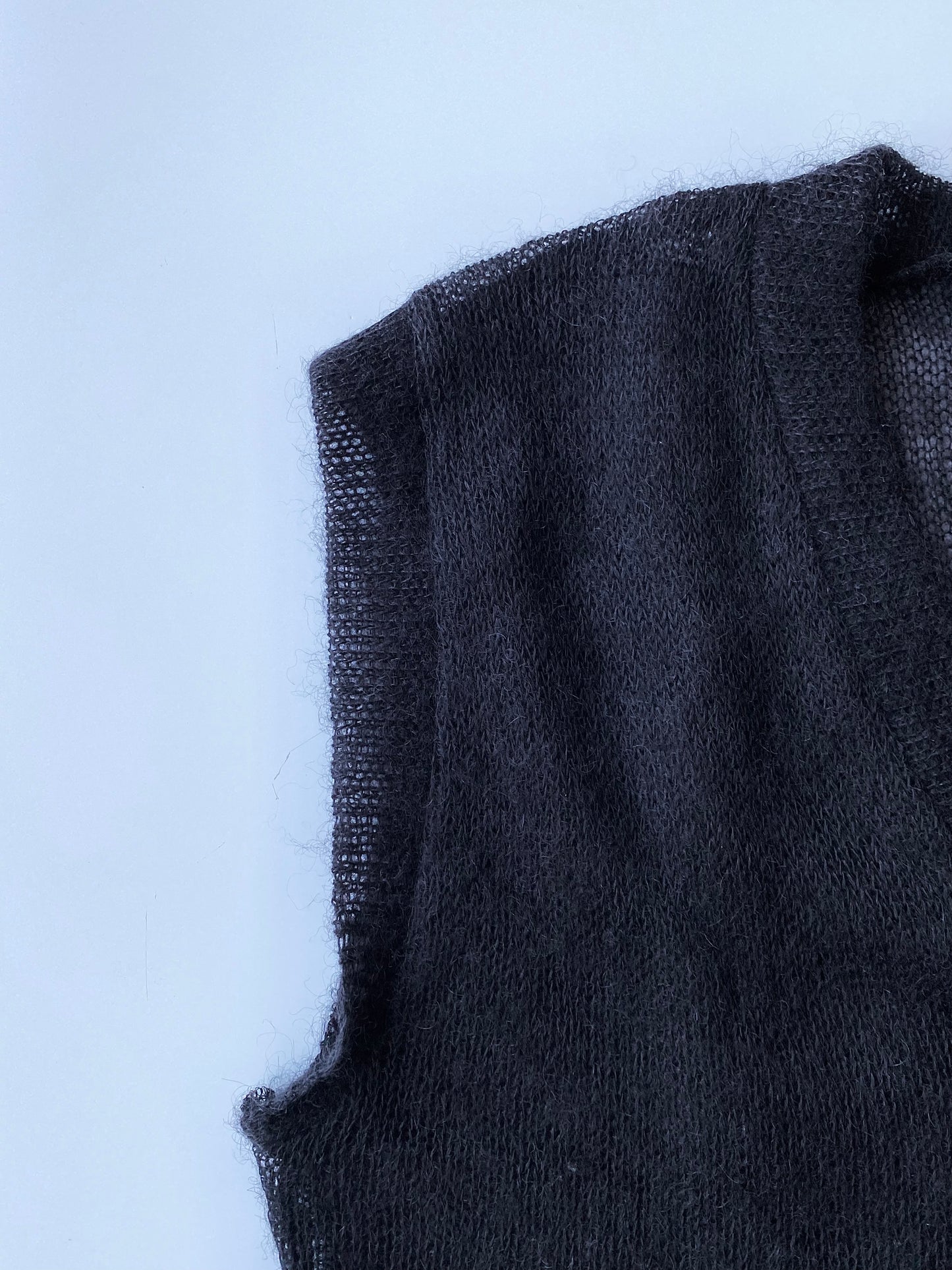 Raf Simons F/W 1998-1999 Mohair Knitted Vest