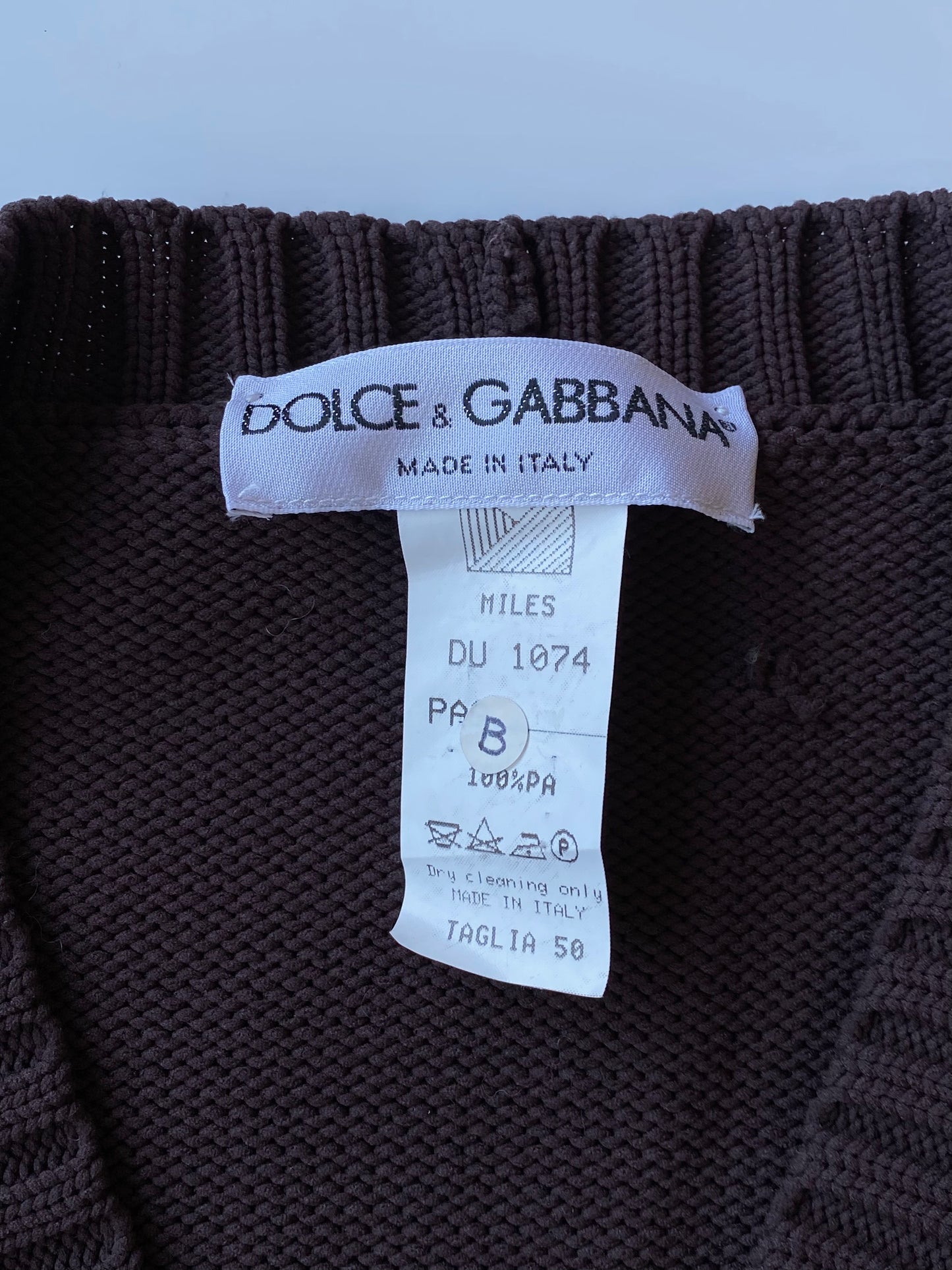 Dolce & Gabbana S/S 1997 Boxy Cardigan