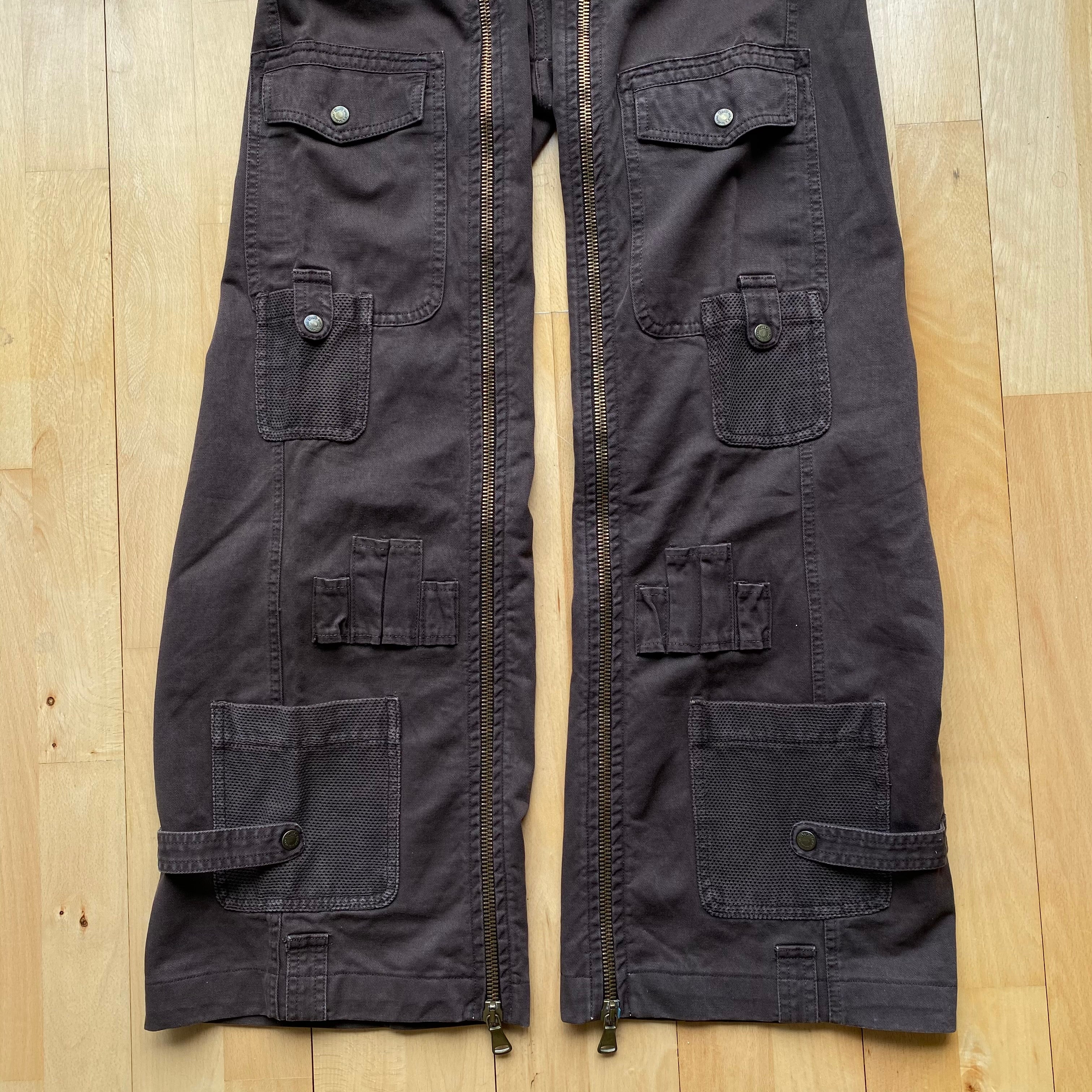 Dolce & Gabbana 2003-2004 Aviator Parachute Cargo Pants – Obsidian