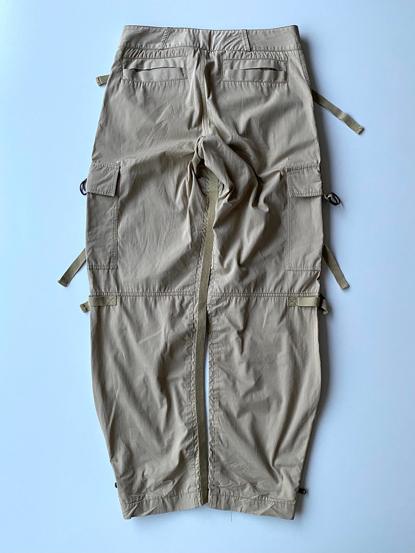 Dolce & Gabbana 2003-2004 Parachute Buckles Cargo Pants