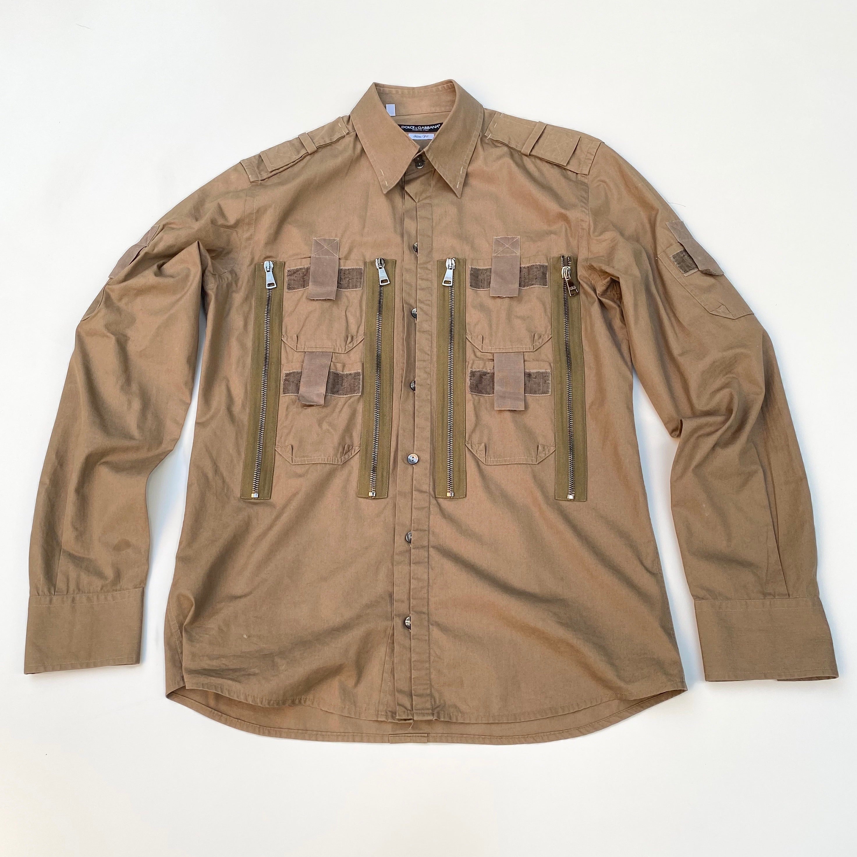 Dolce and 2024 gabbana military shirt