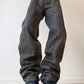 Dolce & Gabbana 2003-2004 Baggy Charcoal Denim Jeans