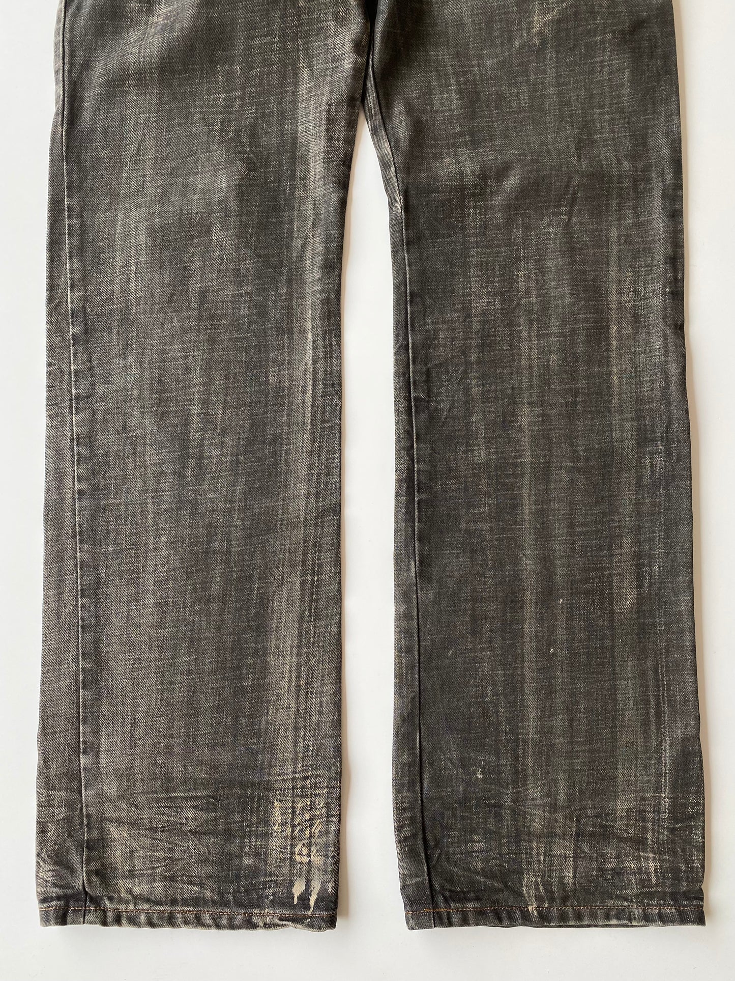 Dolce & Gabbana 2003-2004 Baggy Charcoal Denim Jeans