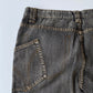Dolce & Gabbana 2003-2004 Baggy Charcoal Denim Jeans
