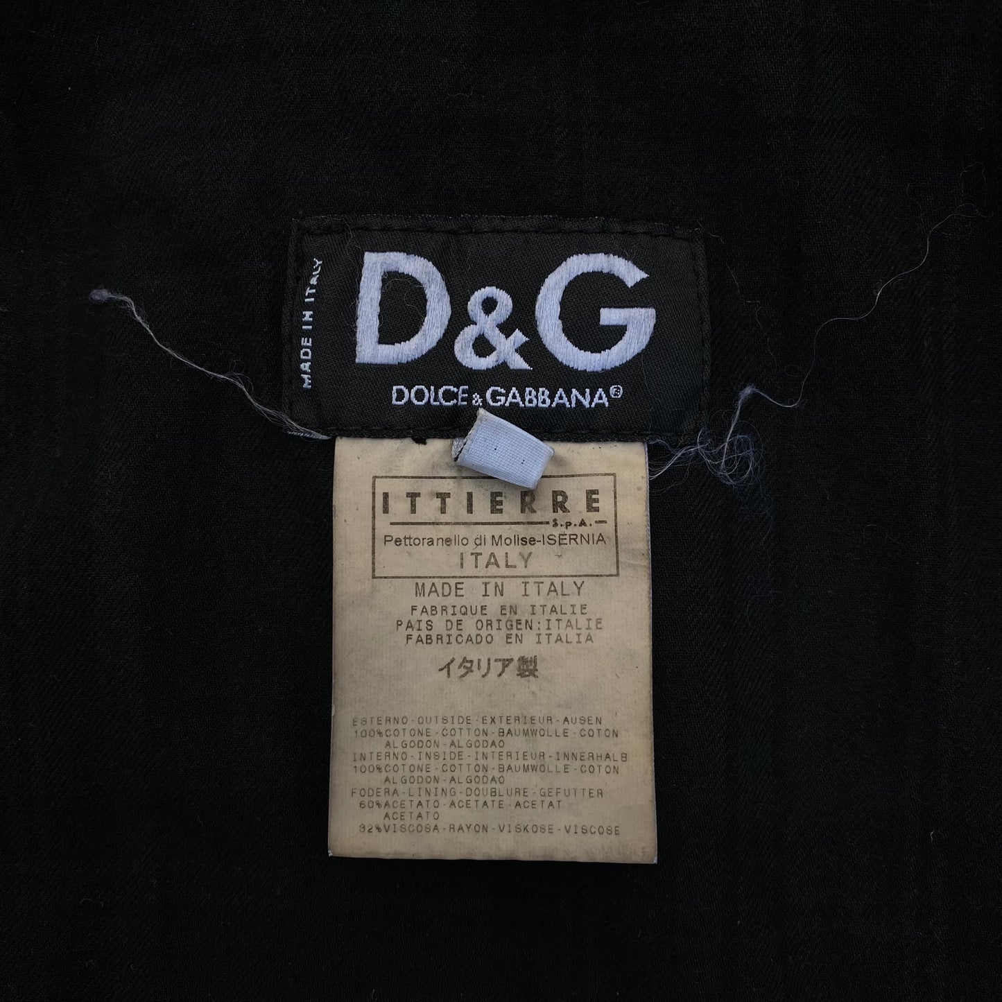 Dolce & Gabbana 2003-2004 Cargo Bomber Jacket