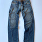Dolce & Gabbana A/W 2003 Double-Waisted Bootcut Denim Jeans