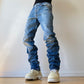 Dior Homme S/S 2007 Spider Web Denim Jeans