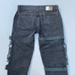 Dolce & Gabbana A/W 2003 Parachute Buckles Denim Jeans