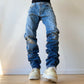 Dior Homme S/S 2007 Spider Web Denim Jeans