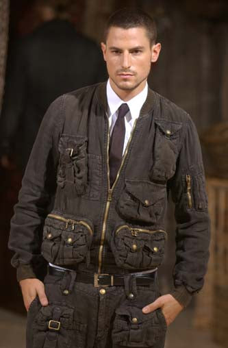 Dolce & Gabbana A/W 2002 Hunting Cargo Bomber