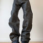 Dolce & Gabbana 2003-2004 Baggy Charcoal Denim Jeans