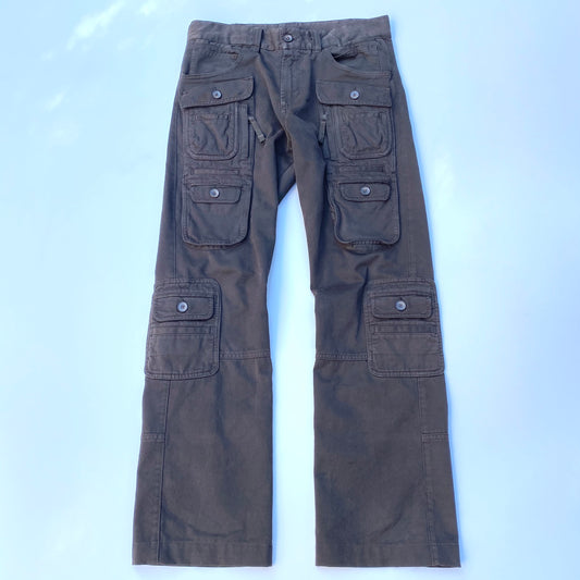 Dolce & Gabbana Archives 2000 Multipockets Cargo Trousers