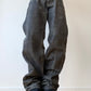 Dolce & Gabbana 2003-2004 Baggy Charcoal Denim Jeans