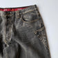 Dolce & Gabbana 2003-2004 Baggy Charcoal Denim Jeans