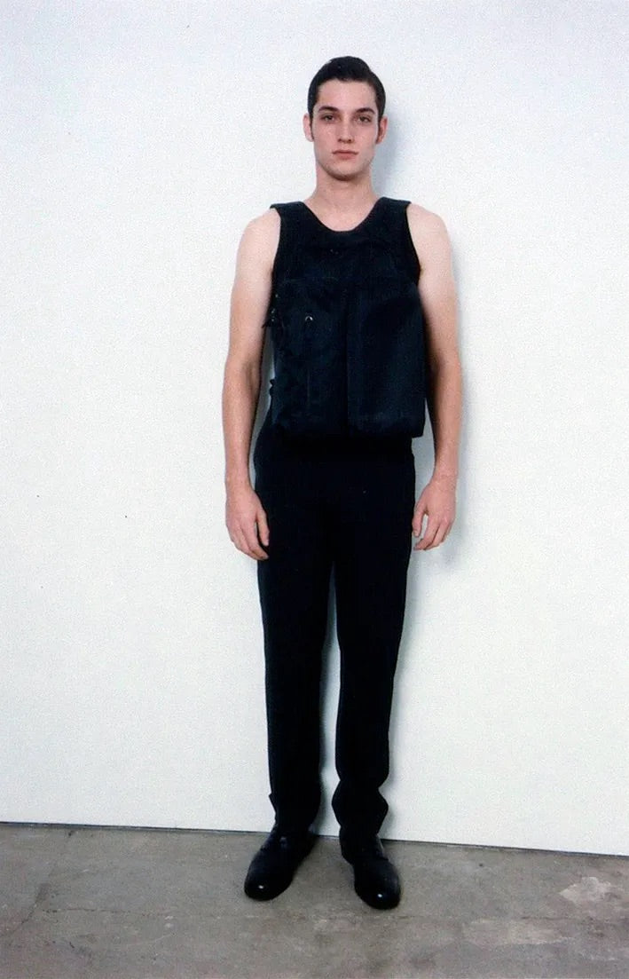 Helmut Lang A/W 1999 « Séance De Travail » Cargo Backpack / Vest – Obsidian