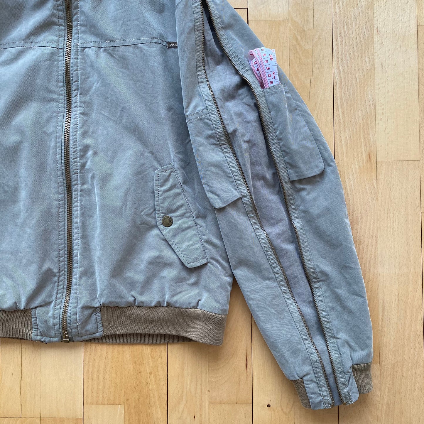 Dolce & Gabbana 2003-2004 Full Sleeve Zips Cargo Bomber