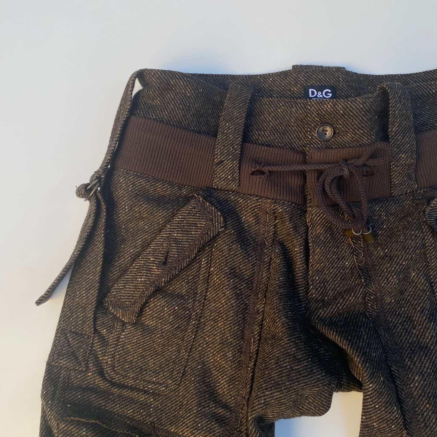 Dolce & Gabbana 2005 Cargo Wool Trousers