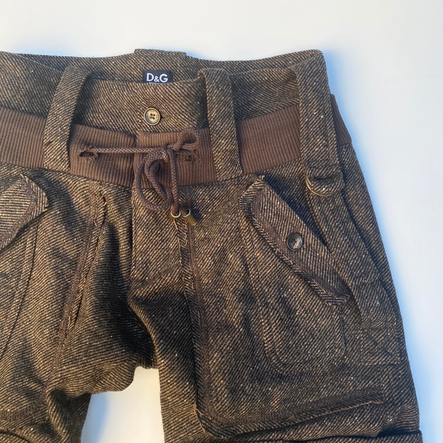 Dolce & Gabbana 2005 Cargo Wool Trousers