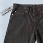 Dior Homme 2000 Dark Chocolate Cotton Denim Jeans