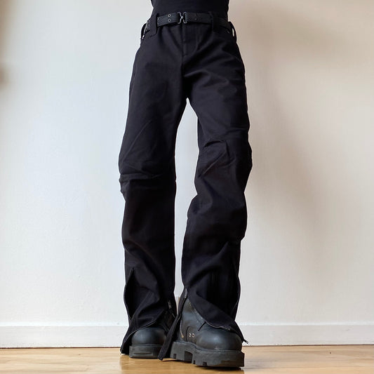 Helmut Lang F/W 1999 Astro Zippers Cotton Trousers